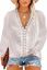 Picture of PLUS SIZE DOTTED LACE BLOUSE